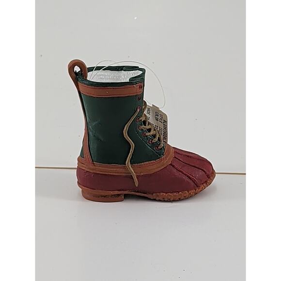 Vintage Bloomingdale Christmas Ornaments Lot Of 3 Champagne Bottle Cat Duck Boot - Picture 6 of 14